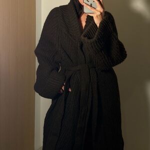 Sanctuary Dark Brown Knit Cardigan